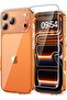 iPhone 17 Pro Case with 1-Pack Screen Protector, Shockproof Clear Bumper