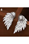 Modern Style Angel Wing Zircon Stone Earrings - 3
