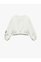 Shardonlu Long Sleeve Crew Neck Printed Sweatshirt - 2