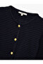 Long Sleeve Crew Neck Buttoned Knitwear Cardigan - 5