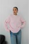 Light Pink Zane Soft Textured Sweater - 3