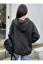 Better Sweatshirt - Smoked Printed Oversize Hooded Sweatshirt - 2