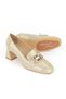 , Women's Genuine Leather Shoes 1531030Z2549 Beige - 4