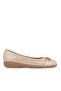 , Women's Genuine Leather Ballerinas 1531050Z26142208K Mink