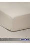 Double Striped Fitted Elastic Bedsheet with 2 Pillow Case 160 x 200 Cm (White) - 3