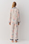 طقم بيجاما Viana بياقة قميص - 4