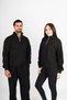 Half Zipper Sweatshirt Dear Couple Combination Black Set of 2