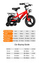18 Inch Kids Bike, with Flashing Wheels and Headlight, Bicycle for Kids 6-12 Years Boys and Girls - 4