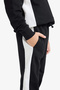 F2179 Black Boys' Printed Jogger Sweatpants with Elastic Waist - 6