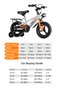 14 Inch Kids Bike, with Flashing Wheels and Headlight, Bicycle for Kids 3-7 Years Boys and Girls - 4