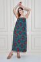 Women's Strapless Lined Chiffon Midi Summer Dress 3753374 - 7