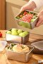 4 Pieces 304 Steel 550 ml Food Fruit Meat Refrigerator Nutrition Storage Container Mt107-4 - 2