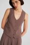 Mink Double-Layer Crepe Loose Pants - 6
