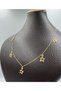 Gold Color Chain Star Model Women's Elegant Necklace