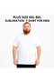 Dxl Men's Big and Tall Moisture Wicking Pocket T-Shirt White 8XL Plus Size