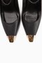 Jennica Black Ankle Buckle Women's Heeled Shoes - 5