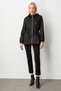 Women's Hooded Cover Pocket Trench 7043 Black - 3