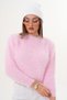 Women's Crew Neck Bearded Knitwear Knitted Sweater 255132 -