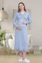 Women's Lace Detailed Maternity Nightgown Sababhlık Set - 2