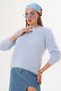 Women's Crew Neck Bearded Knitwear Knitted Sweater 255132 - - 2