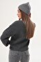 Women's Collar Zipper Detailed Knitwear Knitted Sweater 255109 - - 5