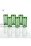 Colorful 6-Piece Crystal Decor Water Glass, Soft Drink Glass - 3