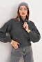 Women's Collar Zipper Detailed Knitwear Knitted Sweater 255109 - - 2