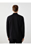 Lcwaikiki Classic Black Stand Collar Long Sleeve Men's Zipper Sweatshirt - 4