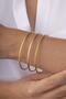 Matte Look Triple Ajda Women's Steel Bracelet