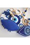 Luxury Gift Evil Eye Beaded Stone Eye Keychain - Bag Ornament (14,X9,5 cm) - 3