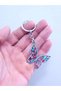 Keychain Bag Accessory Colorful Stone Butterfly Keychain Accessory - 2