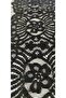 Black Bearded Lace (Cotton Pattern with Special Cord) 3 Mt - 6