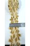 SPECIAL GOLD SILVERY GOLD BEAD EMBROIDERED GÜPÜR RIBBON - 5