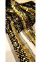 Black Gold Puls Sequin Ribbon on Black Tulle - 2