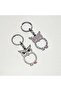 Keychain Bag Accessory Stoned Owl Figure Keychain Accessory Gold-Silver - 4