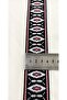 Black Pink White Narrow Woven Strip - 4