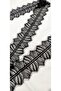 Black Bearded Lace Leopard Pattern (3 Mt)