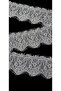 LACE EDGE WITH WHITE BEARD 15 CM ( 3 MT ) - 6