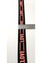 Black Powder Color Love Written Rubber Strip - 3
