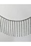 SPECIAL SILVER COLOR ROW CRYSTAL Rhinestone CHAIN SPRING STRIP 8 cm - 3