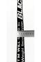 Black White Black Woven Strip with Black Lettering - 5