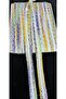 Special White Grograde with Colorful Rope Tail Embroidered Ribbon - 6