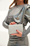 Women's Silver Silvery Evening Dress Bag - 2
