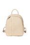 Angelo cream genuine leather backpack - 2