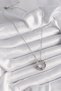 316L Stainless Steel Silver-Toned Chain with Colored Zircon Stones, Xoxo Design Women's Necklace - Lisinya LSELDR06 - 2