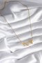 316L Steel Gold Color Zircon Stone Winged Heart Model Women's Necklace - - 2