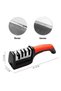 4-Stage Non-Slip Base Quick Knife and Scissors Sharpening Tool - Sharp and Practical Use () - 4