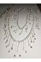 Crystal Jewelled Chain Fringe Strip - 8