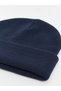 Create your style with uzg store: navy blue basic men's knitted beanie - 3
