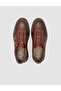 Genuine Leather Brown Men's Sports Shoes - 4